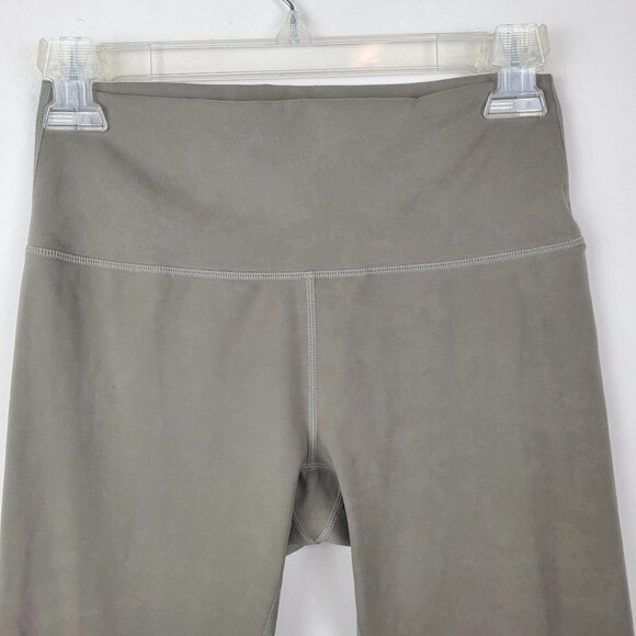 Zyia Active Cropped Leggings 4 Soft Moss Green - Picture 3 of 8